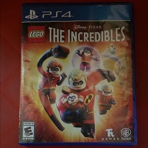 LEGO The Incredibles PS4 Game - Red and Blue Case